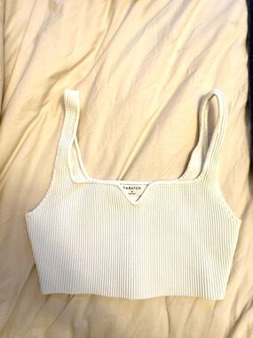 Aritzia Babaton Sculpt Knit Crop Tank
